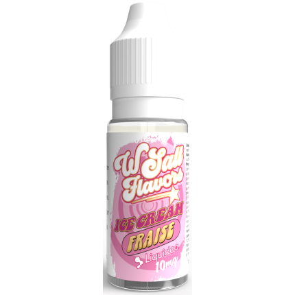 E-Liquide Ice Cream Fraise (sel de nicotine) - 10ml E-Liquide Ice Cream Fraise (sel de nicotine) - 10ml