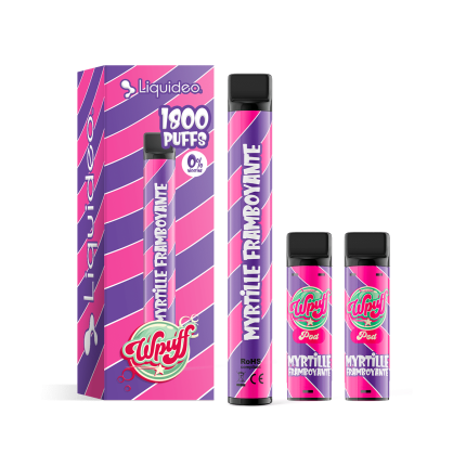 Starter Kit Myrtille Framboyante - WPuff Pods (Batterie + 3 Pods) Starter Kit Myrtille Framboyante - WPuff Pods (Batterie + 3 Pods)