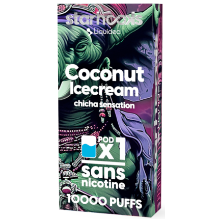 CHICHA Crème Glacée Coco - Pod 10000 CHICHA Crème Glacée Coco - Pod 10000