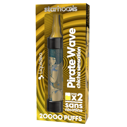 Starter Kit CHICHA Pirate Cave - (Batterie + 2 Pods 10000) Starter Kit CHICHA Pirate Cave - (Batterie + 2 Pods 10000)