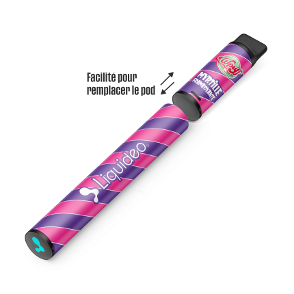 Boite de 10 Wpuff Myrtille Framboyante - 600 puffs Boite de 10 Wpuff Myrtille Framboyante - 600 puffs
