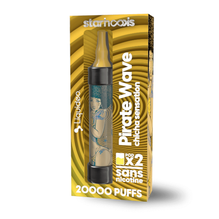 Starter Kit CHICHA Pirate wave - (Batterie + 2 Pods 10000) Starter Kit CHICHA Pirate wave - (Batterie + 2 Pods 10000)