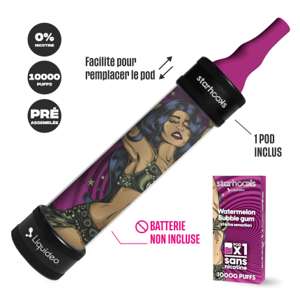 CHICHA Bubble Gum Pastèque - Pod 10000 CHICHA Bubble Gum Pastèque - Pod 10000