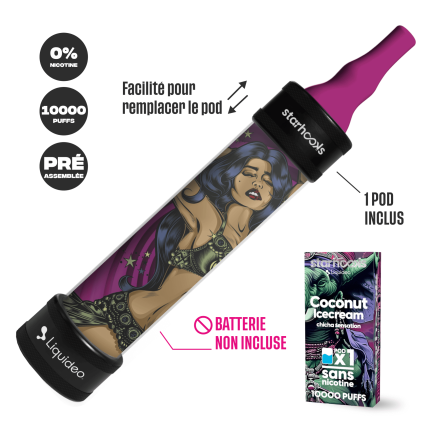 CHICHA Crème Glacée Coco - Pod 10000 CHICHA Crème Glacée Coco - Pod 10000