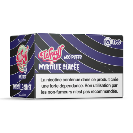 Boîte x10 - Pods Myrtille Glacée - WPuff Pods Boîte x10 - Pods Myrtille Glacée - WPuff Pods