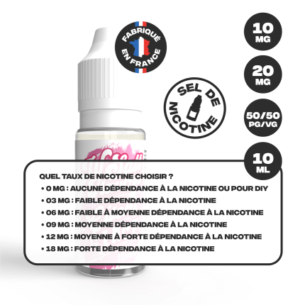 E-Liquide Litchi Glacé (sel de nicotine) - 10ml E-Liquide Litchi Glacé (sel de nicotine) - 10ml
