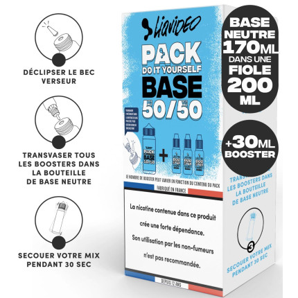 PACK DIY LIQUIDEO - PG50/VG50 PACK DIY LIQUIDEO - PG50/VG50