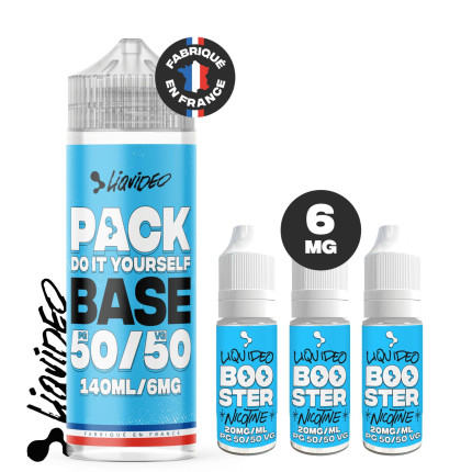PACK DIY LIQUIDEO - PG50/VG50 PACK DIY LIQUIDEO - PG50/VG50