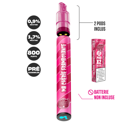 2 Pods Ma Cherie Framboyante - WPuff Pods 2.0 2 Pods Ma Cherie Framboyante - WPuff Pods 2.0