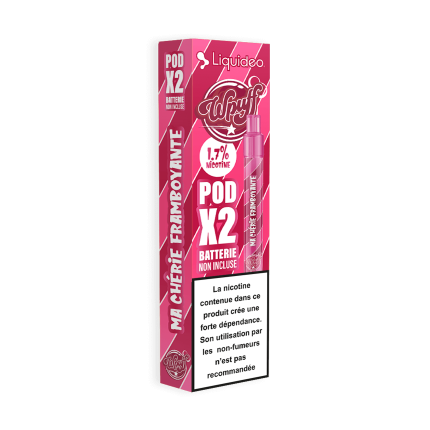 2 Pods Ma Cherie Framboyante - WPuff Pods 2.0 2 Pods Ma Cherie Framboyante - WPuff Pods 2.0
