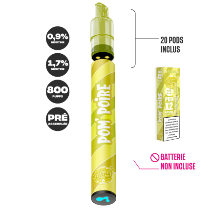 20 Apple Pear Pods - Wpuff Pods 2.0 20 Apple Pear Pods - Wpuff Pods 2.0