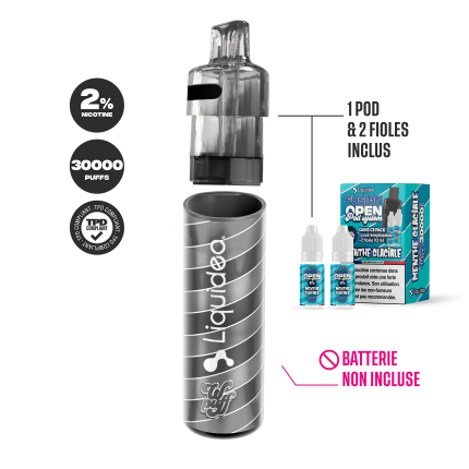 1 Refillable Pod Menthe Glaciale - Wpuff Pod Fusion - 30000 puffs 1 Refillable Pod Menthe Glaciale - Wpuff Pod Fusion - 30000 puffs