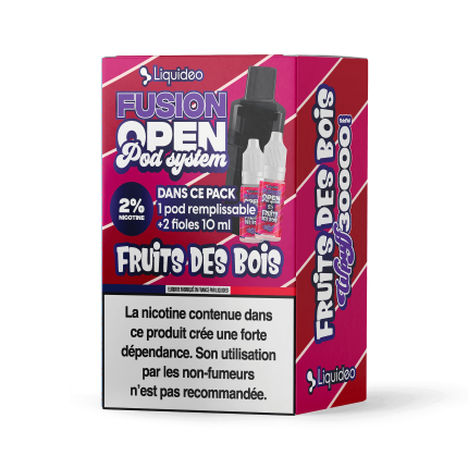 1 Refillable Pod Fruits des Bois - Wpuff Pod Fusion - 30000 puffs 1 Refillable Pod Fruits des Bois - Wpuff Pod Fusion - 30000 puffs