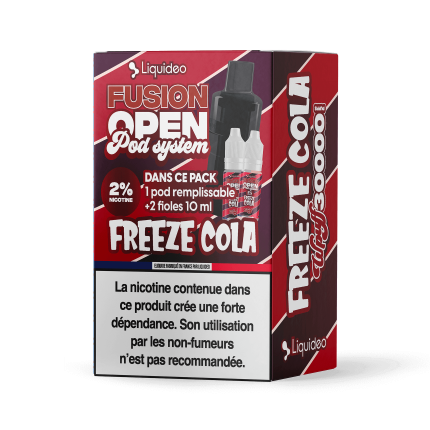 1 Refillable Pod Freeze Cola - Wpuff Pod Fusion - 30000 puffs 1 Refillable Pod Freeze Cola - Wpuff Pod Fusion - 30000 puffs