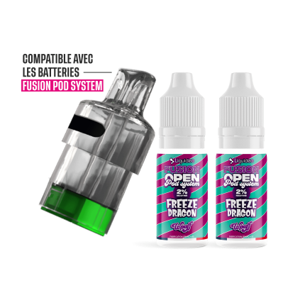 1 Refillable Pod Freeze Dragon - Wpuff Pod Fusion - 30000 puffs 1 Refillable Pod Freeze Dragon - Wpuff Pod Fusion - 30000 puffs