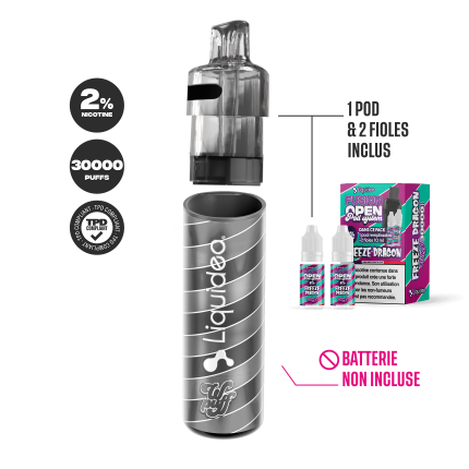 1 Refillable Pod Freeze Dragon - Wpuff Pod Fusion - 30000 puffs 1 Refillable Pod Freeze Dragon - Wpuff Pod Fusion - 30000 puffs