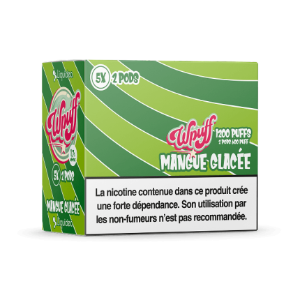 10 Pods Iced Mango - WPuff Pods 600 10 Pods Iced Mango - WPuff Pods 600