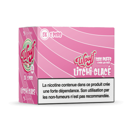 10 Pods Iced Lychee - WPuff Pods 600 10 Pods Iced Lychee - WPuff Pods 600