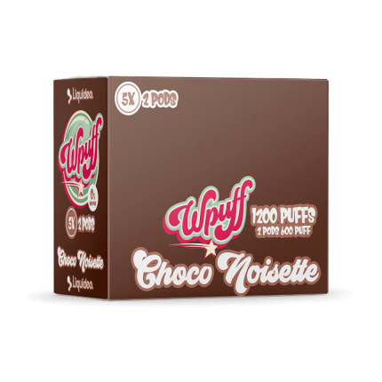10 Chocolate Hazelnut Pods - WPuff Pods 600 10 Chocolate Hazelnut Pods - WPuff Pods 600