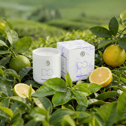 BOUGIE PARFUMÉE – GREEN TEA & CITRUS