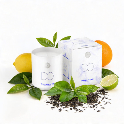 BOUGIE PARFUMÉE – GREEN TEA & CITRUS