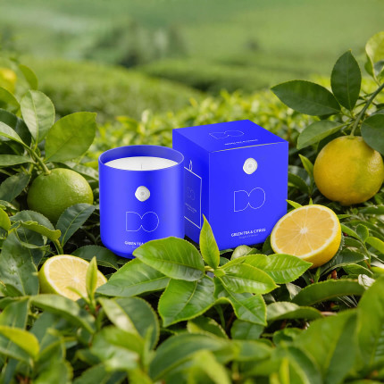 BOUGIE PARFUMÉE – GREEN TEA & CITRUS