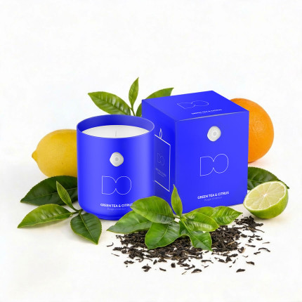 BOUGIE PARFUMÉE – GREEN TEA & CITRUS