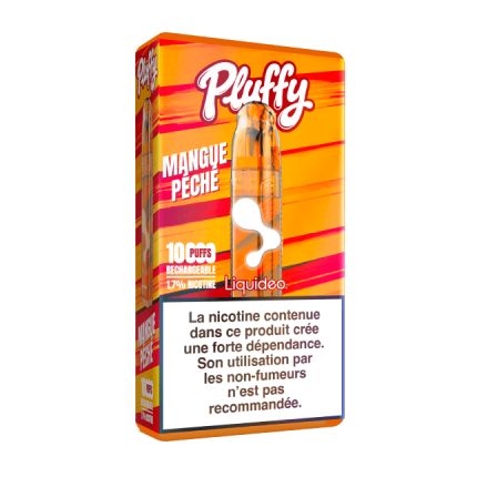 STARTER KIT PLUFFY 10000 PUFFS - Mango Peach STARTER KIT PLUFFY 10000 PUFFS - Mango Peach