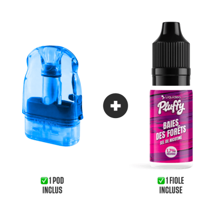 PLUFFY REFILLABLE POD 10000 PUFFS - Wild Berries PLUFFY REFILLABLE POD 10000 PUFFS - Wild Berries