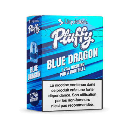 PLUFFY REFILLABLE POD 10000 PUFFS - Blue Dragon PLUFFY REFILLABLE POD 10000 PUFFS - Blue Dragon