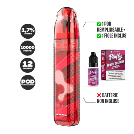 PLUFFY REFILLABLE POD 10000 PUFFS - Forest Fruits PLUFFY REFILLABLE POD 10000 PUFFS - Forest Fruits
