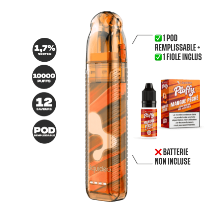 PLUFFY REFILLABLE POD 10000 PUFFS - Jolies Blondes PLUFFY REFILLABLE POD 10000 PUFFS - Jolies Blondes