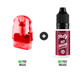 POD REMPLISSABLE PLUFFY 10000 PUFFS - Red Dragon