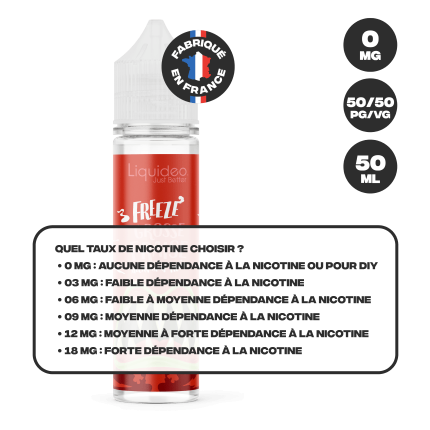 E-Liquid Freeze Big Strawberry 50ml - 50/50 E-Liquid Freeze Big Strawberry 50ml - 50/50