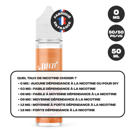 E-Liquid Freeze Peach 50ml - 50/50 E-Liquid Freeze Peach 50ml - 50/50