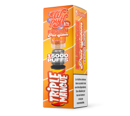 Starter Kit Triple Mango - Wpuff Pod Fusion (Battery + 1 Pod) - 15000 puffs Starter Kit Triple Mango - Wpuff Pod Fusion (Battery + 1 Pod) - 15000 puffs