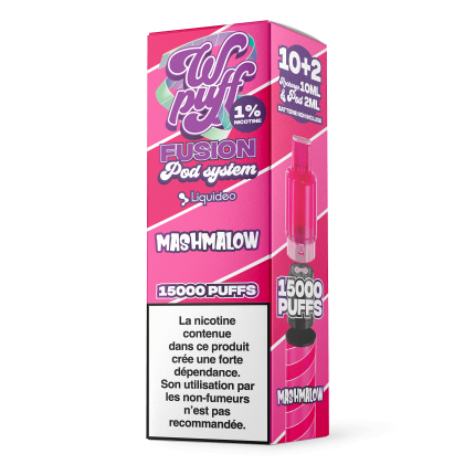 1 Pod Mashmalow - Wpuff Pod Fusion - 15000 puffs