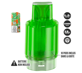 1 Pod Pêche Raisin - Wpuff Pod Fusion - 15000 puffs 1 Pod Pêche Raisin - Wpuff Pod Fusion - 15000 puffs