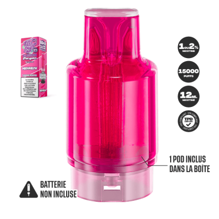 1 Pod Mashmalow - Wpuff Pod Fusion - 15000 puffs 1 Pod Mashmalow - Wpuff Pod Fusion - 15000 puffs