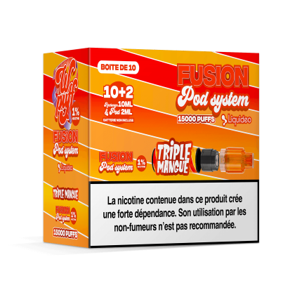 10 Pod Triple Mango - Wpuff Pod Fusion - 15000 puffs 10 Pod Triple Mango - Wpuff Pod Fusion - 15000 puffs
